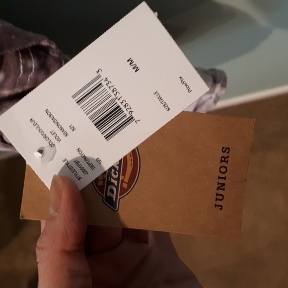 Dickies overalls shorts tie dye BNWT - Picture 3 of 4